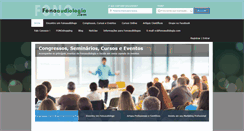 Desktop Screenshot of fonoaudiologia.com